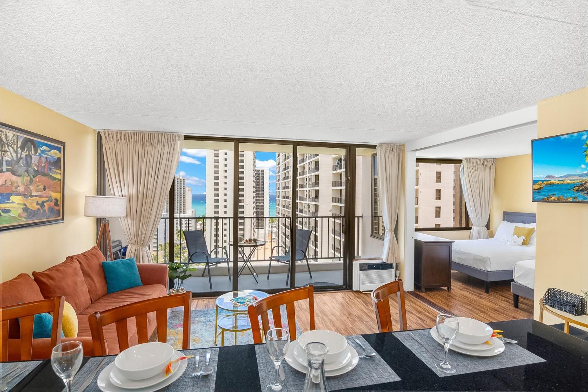 Beautiful 1Br, Steps To Waikiki Beach And Parking Honolulu Kültér fotó