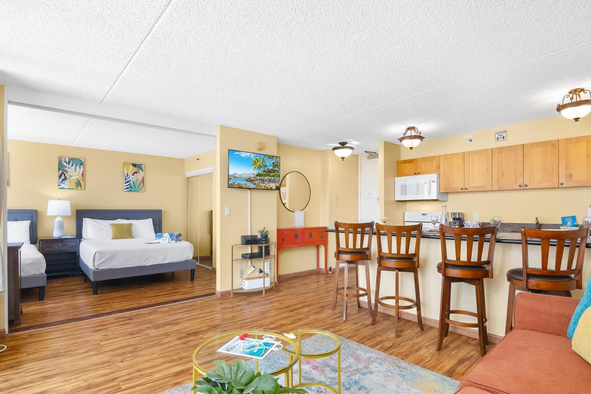 Beautiful 1Br, Steps To Waikiki Beach And Parking Honolulu Kültér fotó