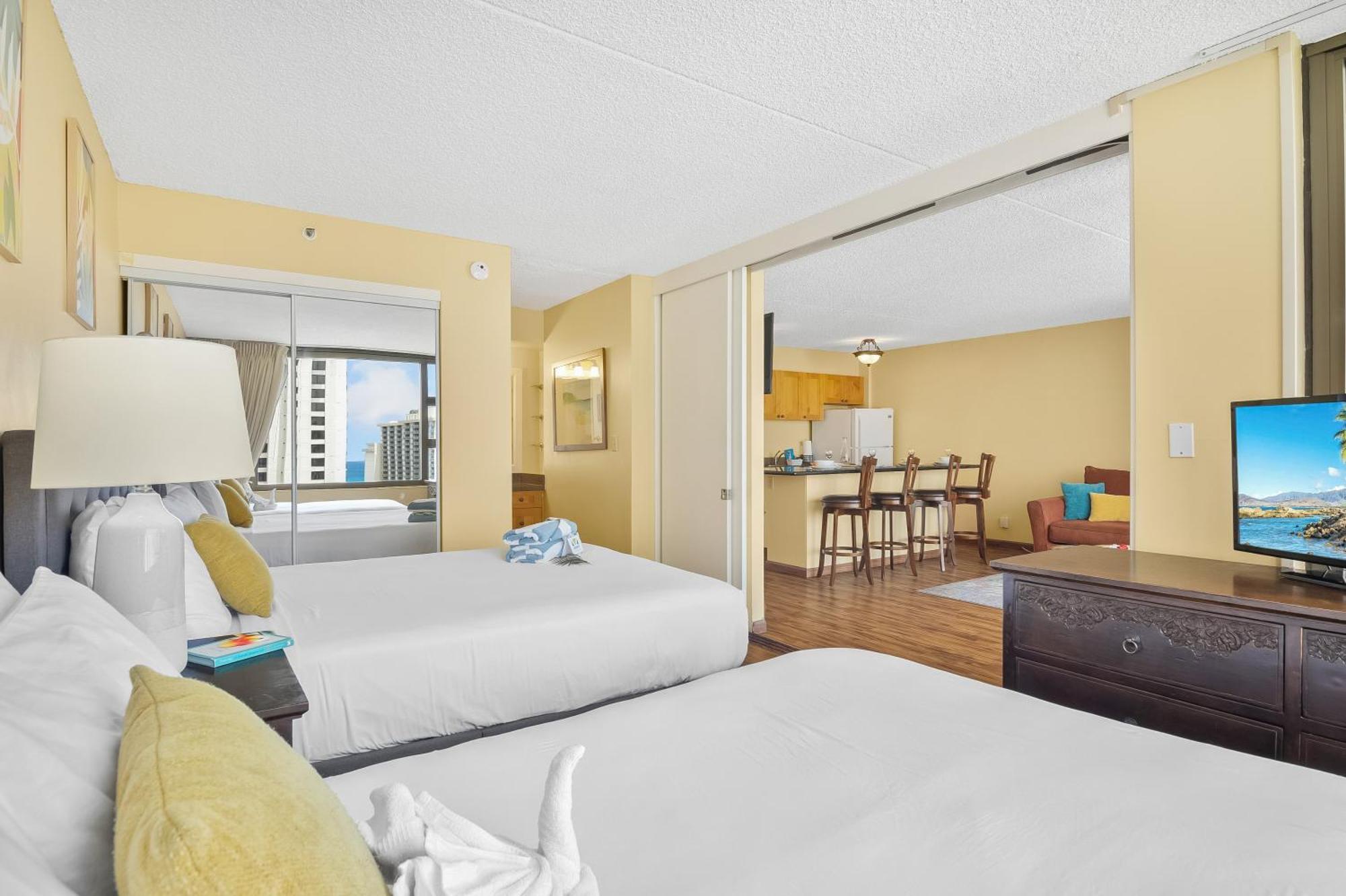 Beautiful 1Br, Steps To Waikiki Beach And Parking Honolulu Kültér fotó
